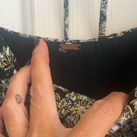 FREE PEOPLE Like New Boheme Long Sleeve Mini Dress Size 2 - Picture 10 of 11